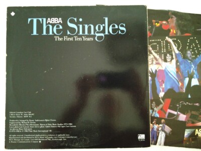ABBA 2LP THE SINGLES 1982 ATLANTIC 78 00361 Q QUALITY RECORDS 1ST