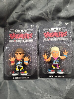 Morton And Gibson Micro Brawlers All Star Edition New Rock N Roll Express New