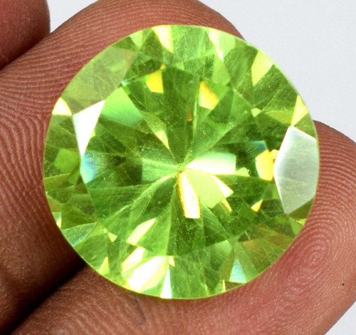 Birthday Gift Natural Pakistan Peridot Loose Gemstone Mix Cut Certified - Picture 68 of 141