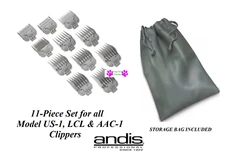 Andis Snap-On Blade Attachment 11 Comb Set for ProAlloy,Cordless USPro Clippers