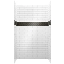 Miseno MSW-604208FLEX ReadySet FLEX 3 Piece Accent for Shower - Dark Polished