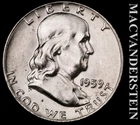 1959 Franklin Half Dollar - FBL - Choice Gem Brilliant Uncirculated+++  #L3346