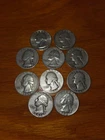 silver quarter lot of 10