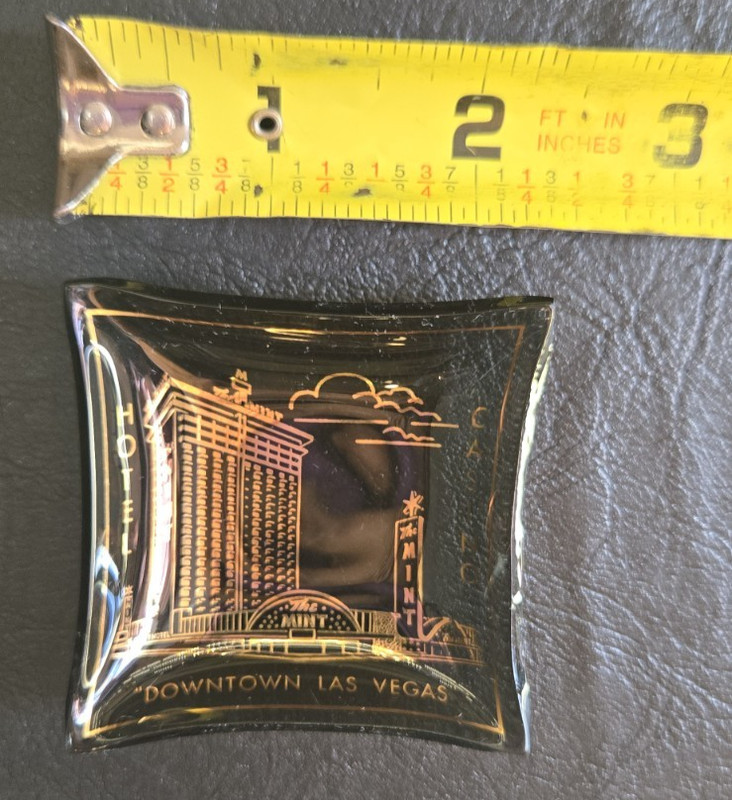 Vtg Nevada Casino Ashtray The Mint Downtown Las Vegas Advertising Defunct