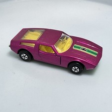 Vintage 1972 Matchbox Superfast #32 Diecast 1/64 Pink Magenta Maserati Bora