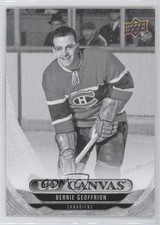 2024-25 Extended Series UD Canvas Legends Black Bernie Geoffrion #C382 HOF 1gi1