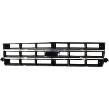 Grille For 82-90 Chevrolet S10 83-90 S10 Blazer Chrome Shell W Black Insert