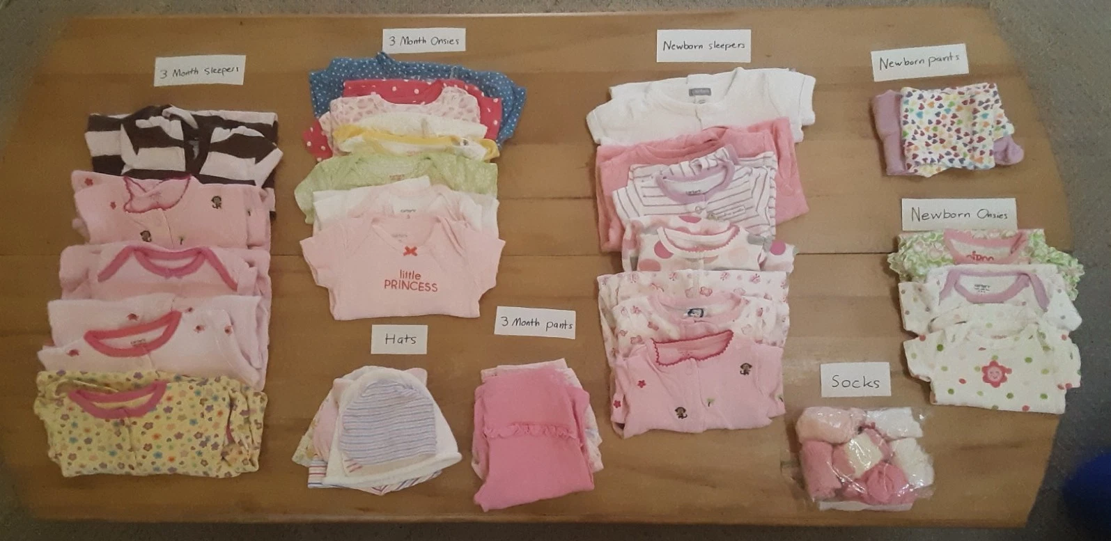 Lot of 100% Cotton 0-3 Month Baby Girl Clothes
Opens in a new window or tab