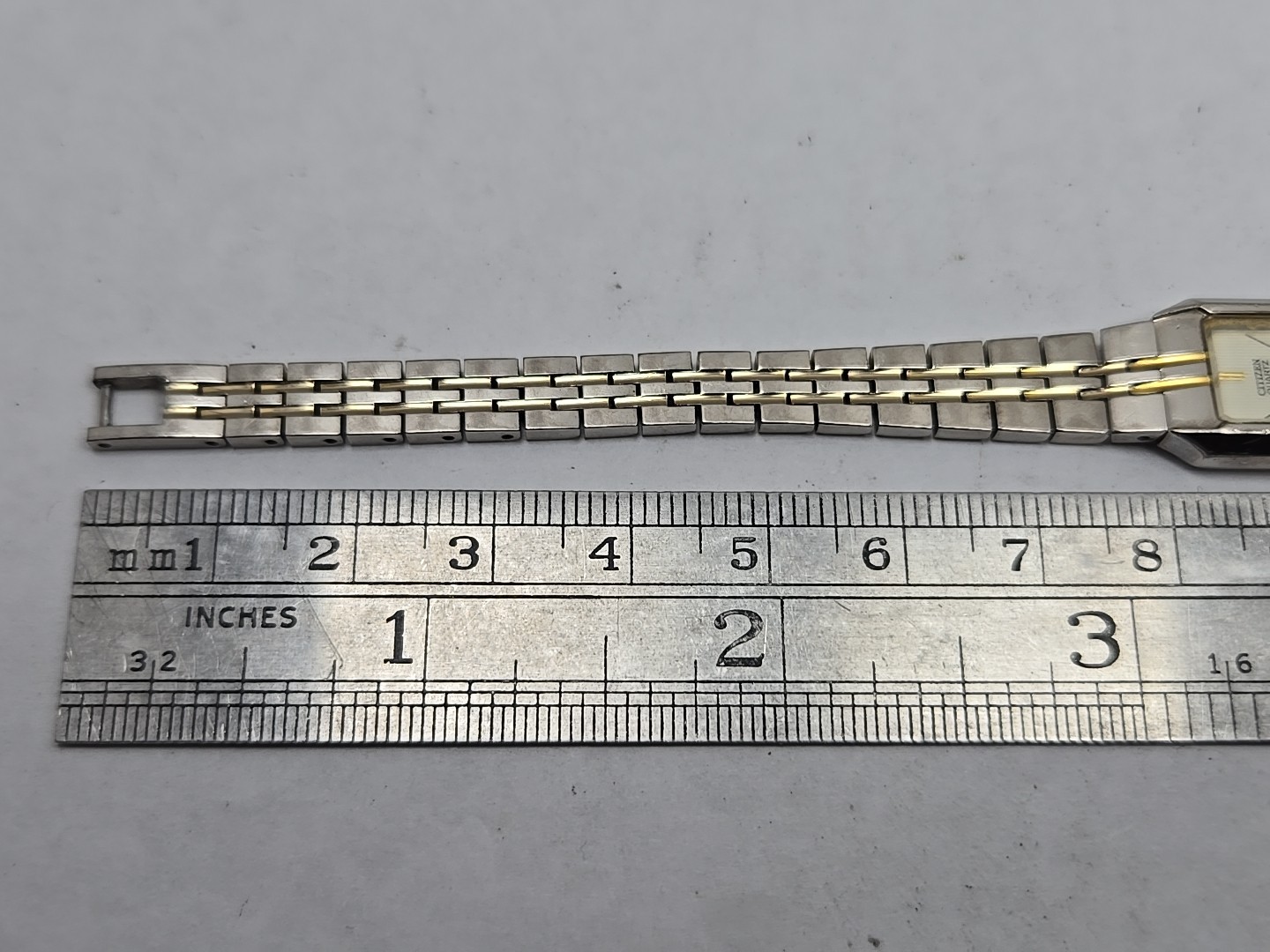 Citizen Quartz Tank Rectangular Two Tone Bracelet… - image 10