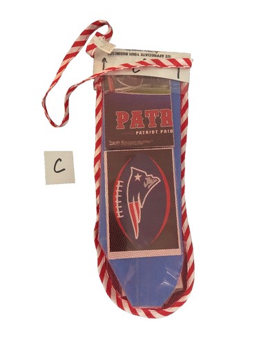KIDS - NFL New England PATRIOTS Christmas Stocking Football Cards Souvenirs c - Picture 6 of 7