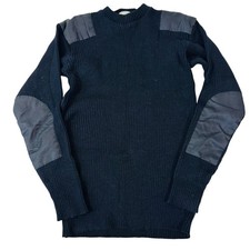 Vintage Commando Military Sweater Mens Size 2XL Acrylic Black Paratrooper