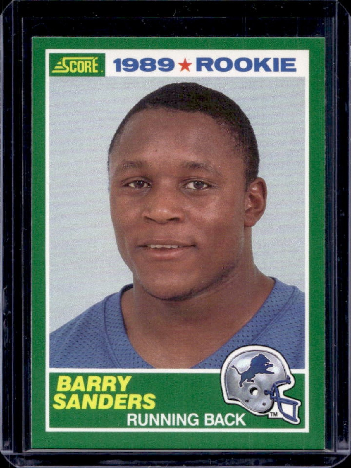 1989 Score Barry Sanders Rookie RC #257 Lions