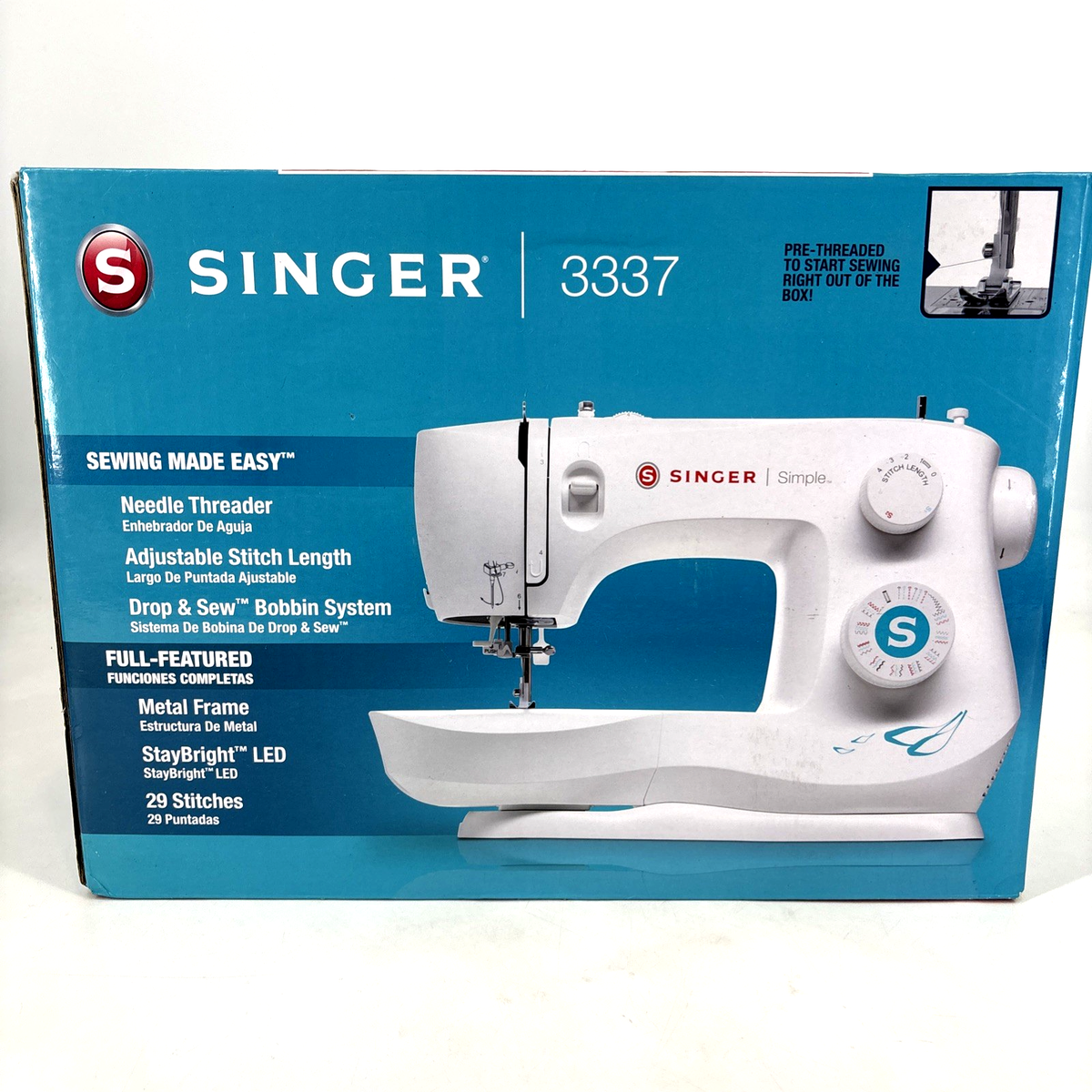 SINGER 3337 Sewing Machine Simple 29 Stitch for sale online | eBay