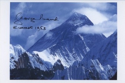 George Band- Signed Photograph (Youngest Person to Climb Mt. Everest)