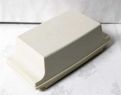 Vintage Tupperware  Butter, Cheese Tray holds 2 sticks of Butter 2 pc #1512-3