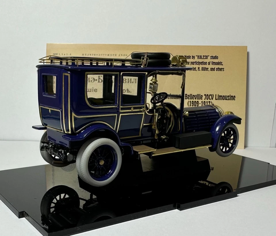 Delaunay-Belleville 70CV SMT 1913 NEW!  Studio "Koleso" 143 - Image 3 of 4