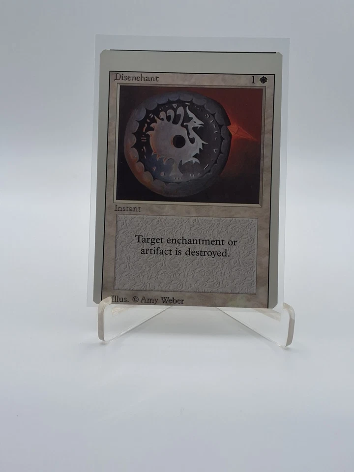 Disenchant 1994 Revised Edition Magic: the gathering "factory error" unplayed - Image 3 of 3