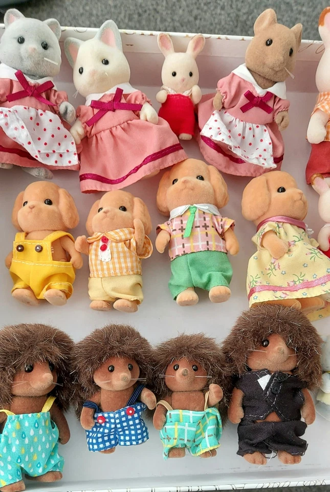 Joblot Sylvanian Families  Furniture Figures Hedghog Elephant Rabbit Piano Stool - Image 3 of 4