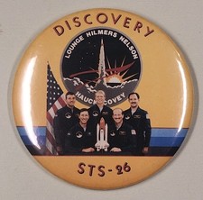 Space Shuttle Discovery STS-26 Pinback