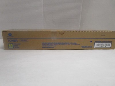 KONICA MINOLTA TN324Y A8DA23H Yellow Toner Cartridge Genuine New OEM Box 250G