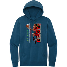 NEW Retro Kings THE WORM TOON NEPTUNE BLUE Hoodie SMALL-4XLARGE MADE IN USA