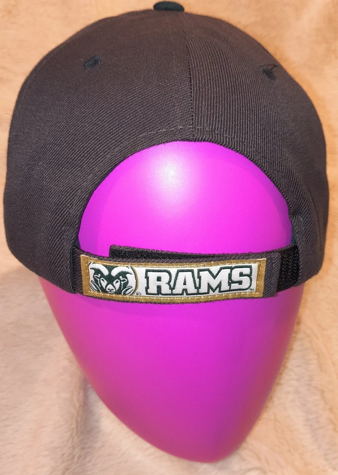 LN Men's O/S Zephyr Colorado RAMS/CSU Gray Embroidered Strapback Baseball Cap - Image 3 of 4