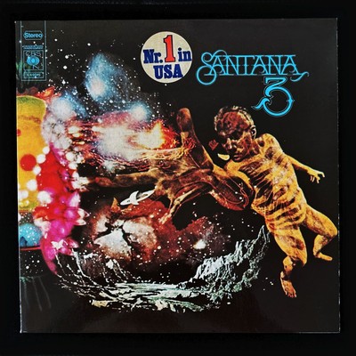 LP Santana 3, 1971, NL CBS S69015, Klappcover, sehr gut