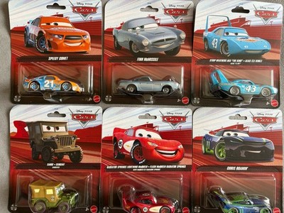 6 x Disney Pixar Cars von Mattel - Nagelneu auf Karten - Top Preis! Portofrei