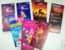 Disneyland Paris Guide Maps and Promotional Flyer 2010 - 2019 Lot of 8