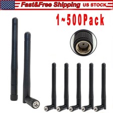 500X RP-SMA Antenna for WiFi 2.4GHz 5Ghz Wireless Router or Card Female Pin Lot