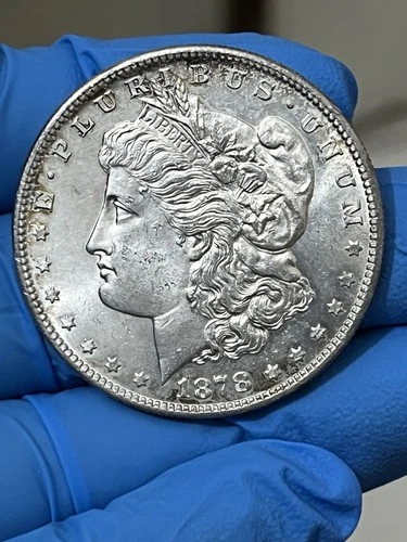 1878-s Morgan Silver Dollar Bu Gem