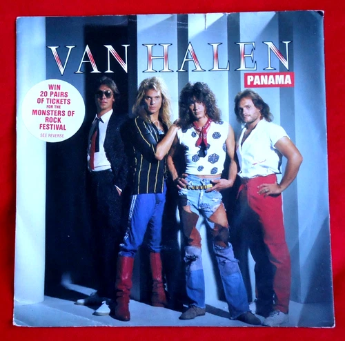 VAN HALEN - PANAMA - A1/B1 UK 1983 1st PRESS 7" VINYL EX/VG