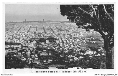 ARKP14-0921-SPAIN - BARCELONA - From Tibidabo