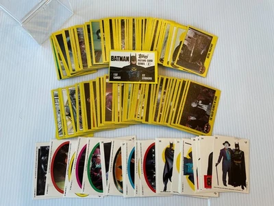 Topps 1989 BATMAN Series II, Complete 132 Card Set + 22 piece Sticker/Puzzle set - Photo 1/4