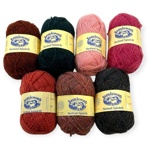 Jamieson's Shetland Spindrift 100% Pure Shetland Wool Multicolor Yarn Lot 194g A - product listing photo