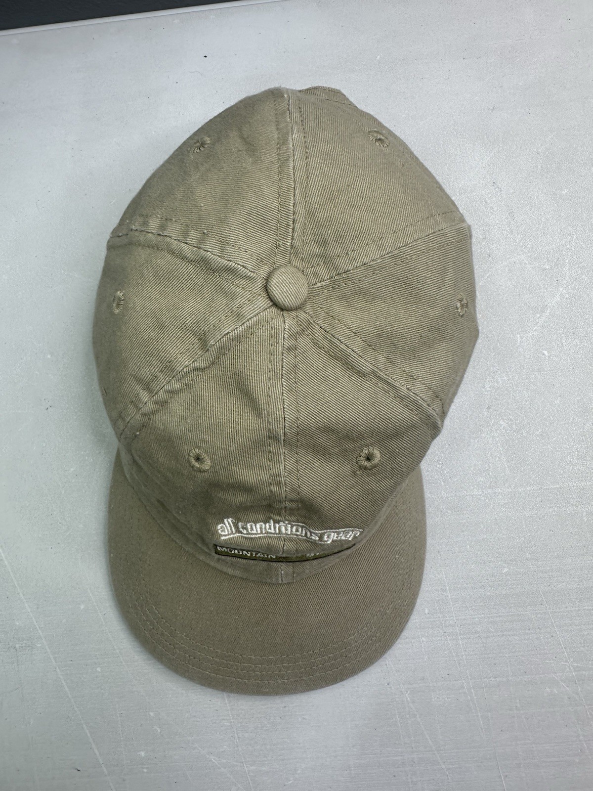 VTG Rare! Nike Mountain Biking Tan Hat From the Collection of Elton John image 3