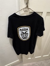 Paok Men’s T-shirt Greece Soccer Football Large Can Fit Medium New