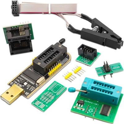 EEPROM  Clip SOIC8 Programmer USB CH341A Flash Adapter für 24 25 Serie