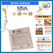 Small Pet Bed Warmer Waterproof Heating Pad for Cats Dogs Indoor Safety Liste...