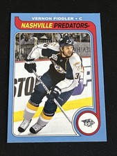 2008-09 O Pee Chee Retro Parallel 305 Vernon Fiddler Nashville Predators