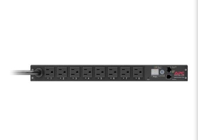 APC AP7900B Switched Rack Power Distribution Unit DPU Rack-Mountable 12ft Cord