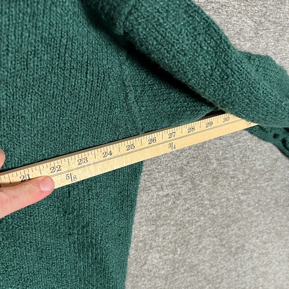 Free People Women's Brookeside Tunic Sweater V Neck Knit Green Size S - Image 4 of 4