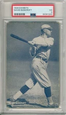 1928 Exhibits, David Bancroft, Brooklyn Robins, PSA3, HOF, Only 7 Higher