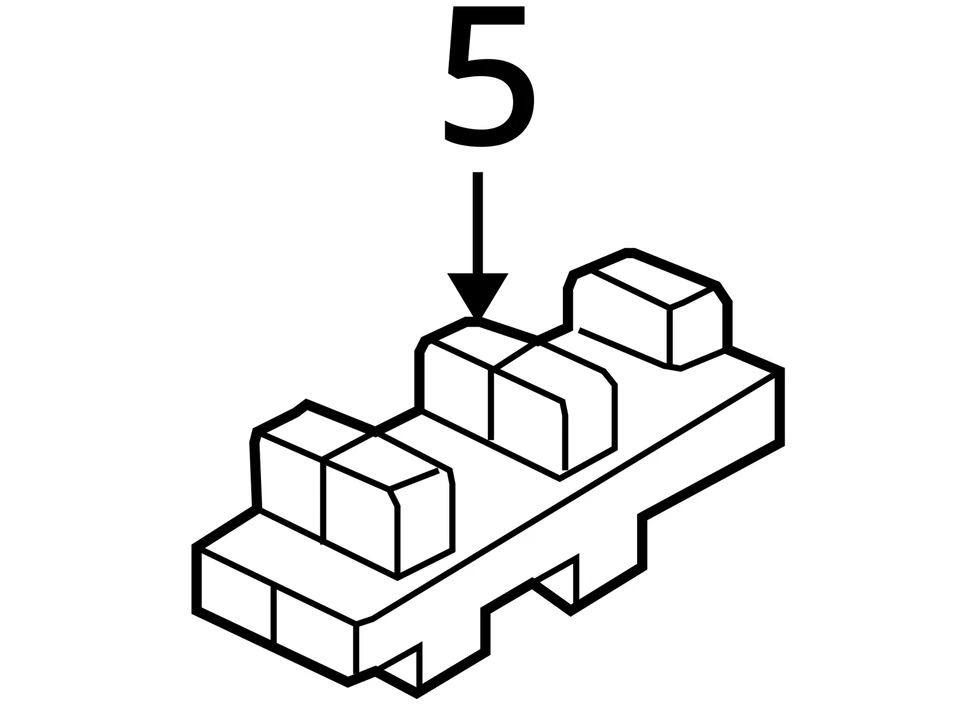 Interruptor principal de ventana eléctrica para conductor Ford Taurus 2008-2009 LFL0R Foto 4 de 4