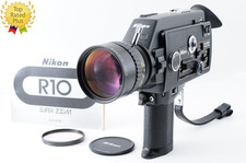 NIKON R10 SUPER 8mm Movie Camera 7-70mm F/1.4【N.MINT++ w/Strap】From JAPAN...