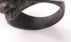 Belgium Lion ring WW1 Belgique WWI Stamp Set Leopold I Silver fragment on brass — photo 4