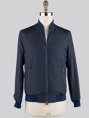 NEW KITON BLUE NAVY PL COAT KCX65 US 38 - EU 48 KCX65