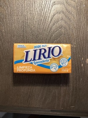 LIRIO Lavanderia Limpieza Profunda Deep Cleaning Laundry Soap Bar 200 g