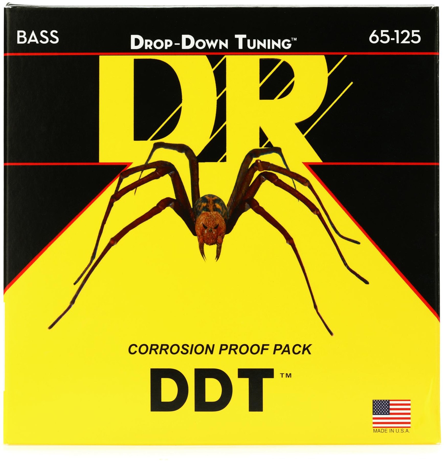 Струны DR Strings DDT-65 с выпадающей настройкой для сверхтяжелых басовых струн из нержавеющей стали 4590₽