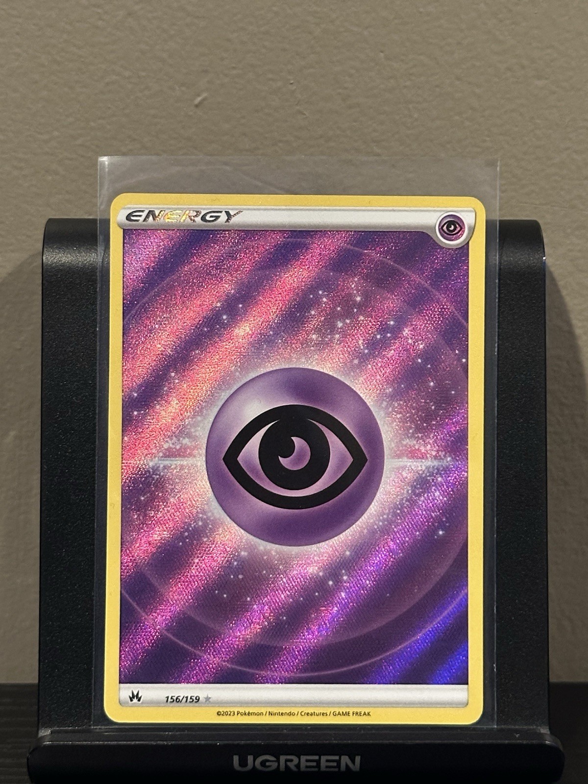 Pokémon Crown Zenith Psychic Energy 156/159 (Texture Full Art) Ultra Rare NM